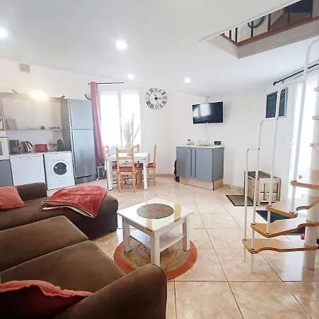 Duplex Cosy, Piscine, Le Barcarès