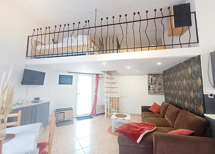 Appartement Duplex Cosy, Piscine, Le Barcarès